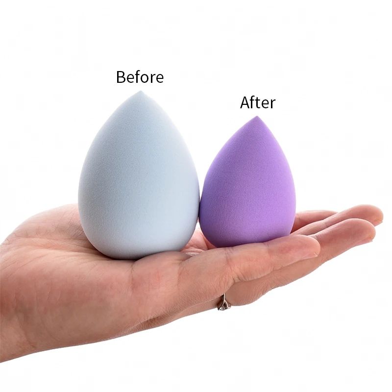 4PCS Pink/Red Cosmetics Makeup brushes #55 Foundation Brush with Sponge Beauty Egg Slanted Powder Puff Beauty tool Makeup Kit