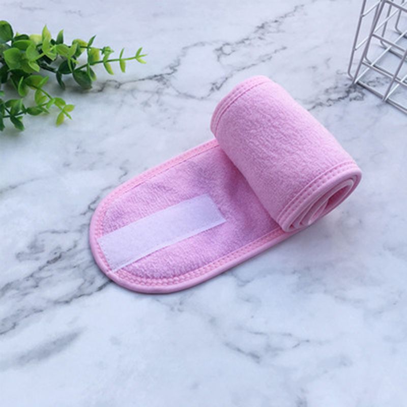 Soft Toweling Hair Accessories Girls Headbands for Face Washing Bath Makeup Hair Band Women Adjustable SPA Facial Headband