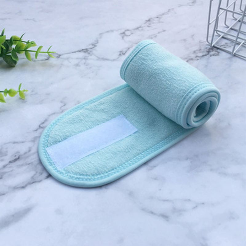 Soft Toweling Hair Accessories Girls Headbands for Face Washing Bath Makeup Hair Band Women Adjustable SPA Facial Headband