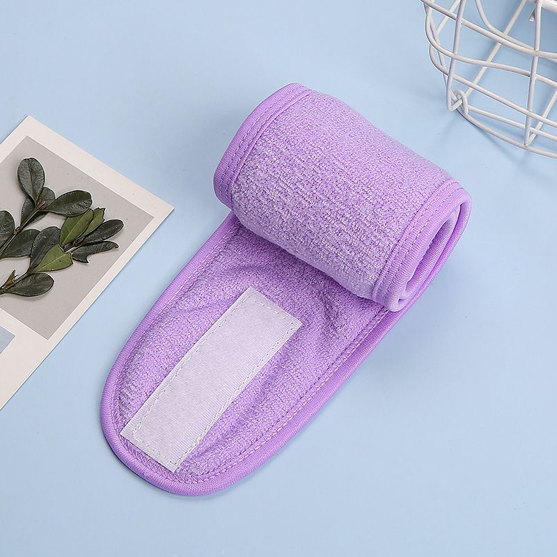 Soft Toweling Hair Accessories Girls Headbands for Face Washing Bath Makeup Hair Band Women Adjustable SPA Facial Headband