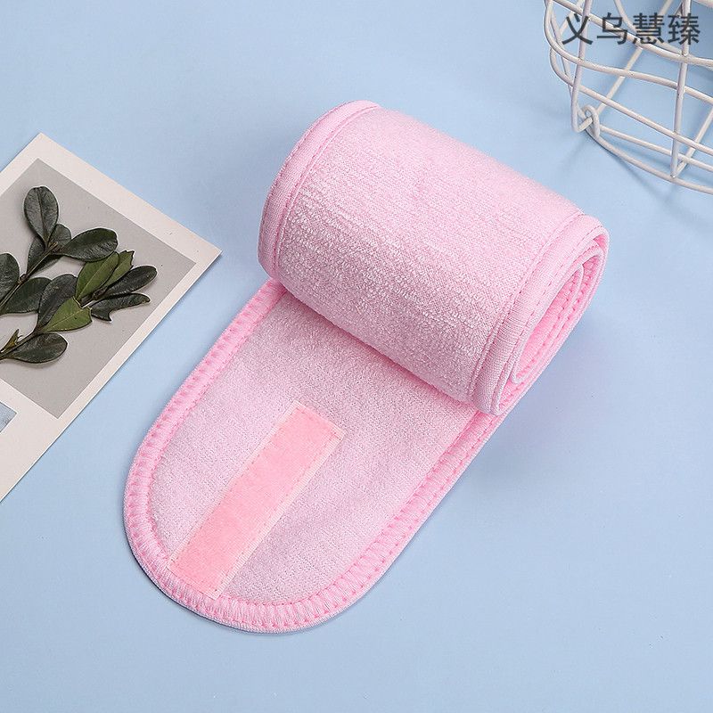 Soft Toweling Hair Accessories Girls Headbands for Face Washing Bath Makeup Hair Band Women Adjustable SPA Facial Headband