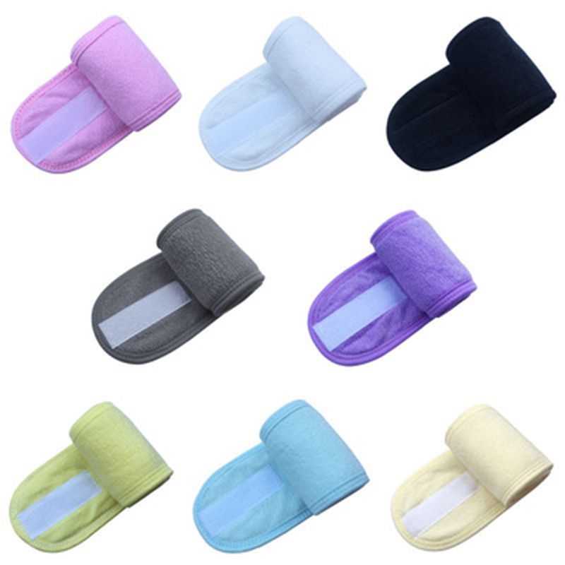 Soft Toweling Hair Accessories Girls Headbands for Face Washing Bath Makeup Hair Band Women Adjustable SPA Facial Headband