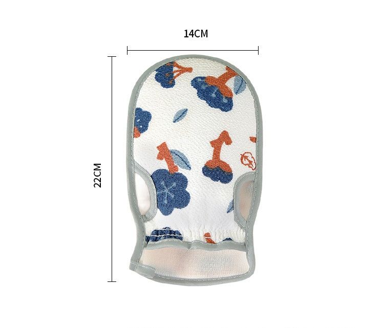 1pc Double Sides Portable Bath Gloves Body Scrubber Shower Exfoliating Sponge Body Cleaning Brush Massage Mesh Bathing Tool
