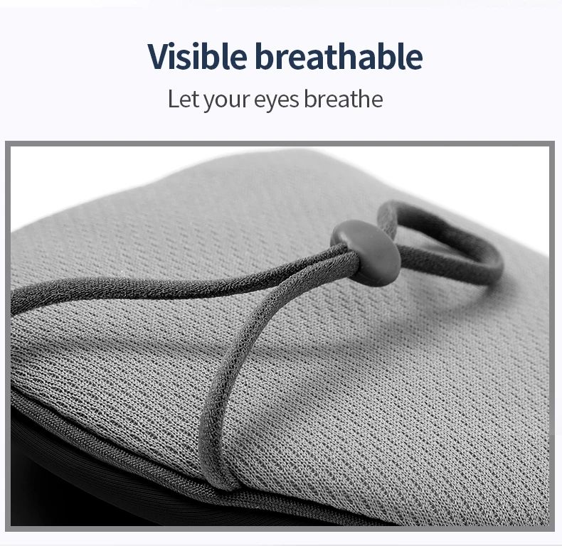 1pc Double Side Sleep Mask Natural Sleeping Eye Mask Eyeshade Cover Shade Available Breathable Blindfold Travel Rest Eye Patch E0407