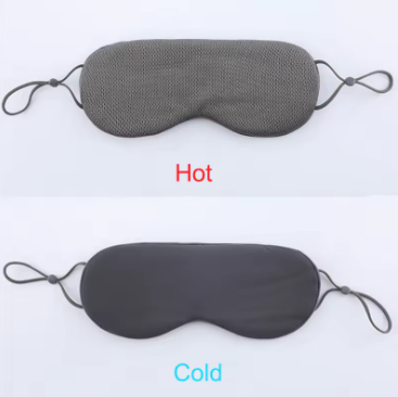 1pc Double Side Sleep Mask Natural Sleeping Eye Mask Eyeshade Cover Shade Available Breathable Blindfold Travel Rest Eye Patch E0407