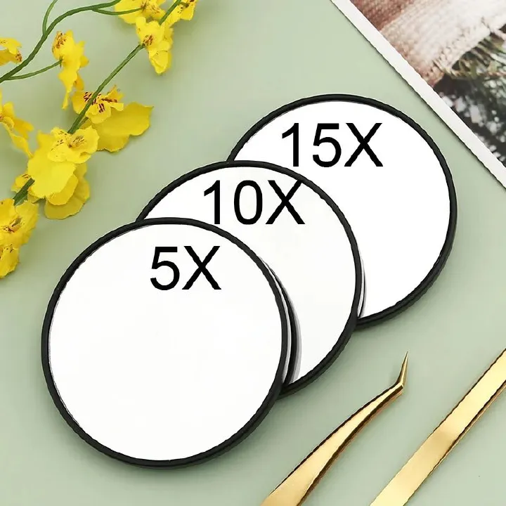 8.8CM 5X/10X/15X Magnifying Mirror Suction Cup Women Beauty Makeup Cosmetic Shower Home Magnification Glass