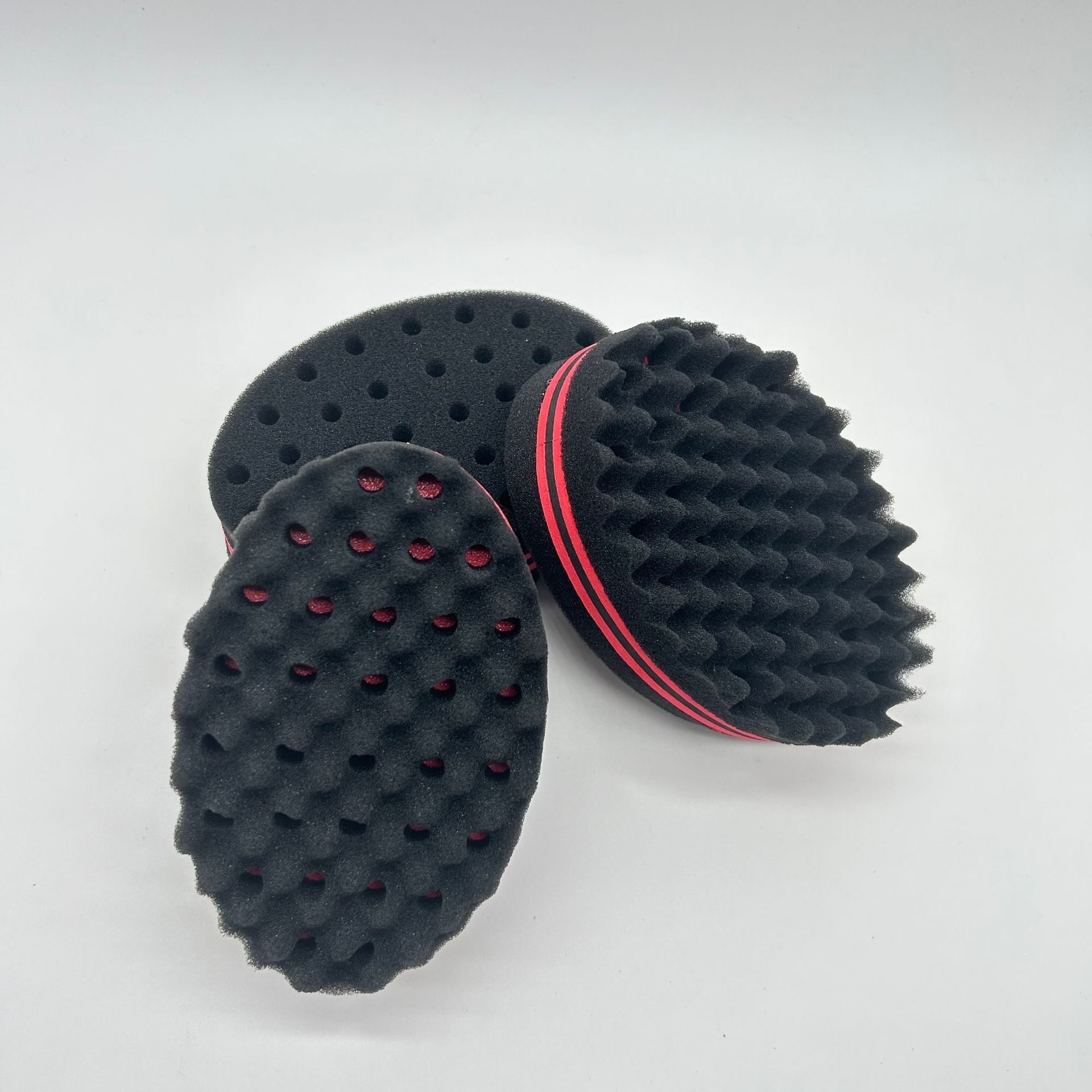 Oval Double Sides Magic Twist Hair Brush Sponge Brush Big Holes Barber Sponge Brush Twist Hair Afro Curl As Hair Care Tools
1,000+ sold