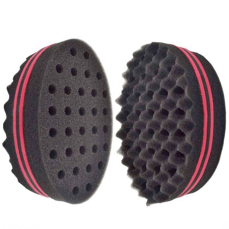 Oval Double Sides Magic Twist Hair Brush Sponge Brush Big Holes Barber Sponge Brush Twist Hair Afro Curl As Hair Care Tools
1,000+ sold