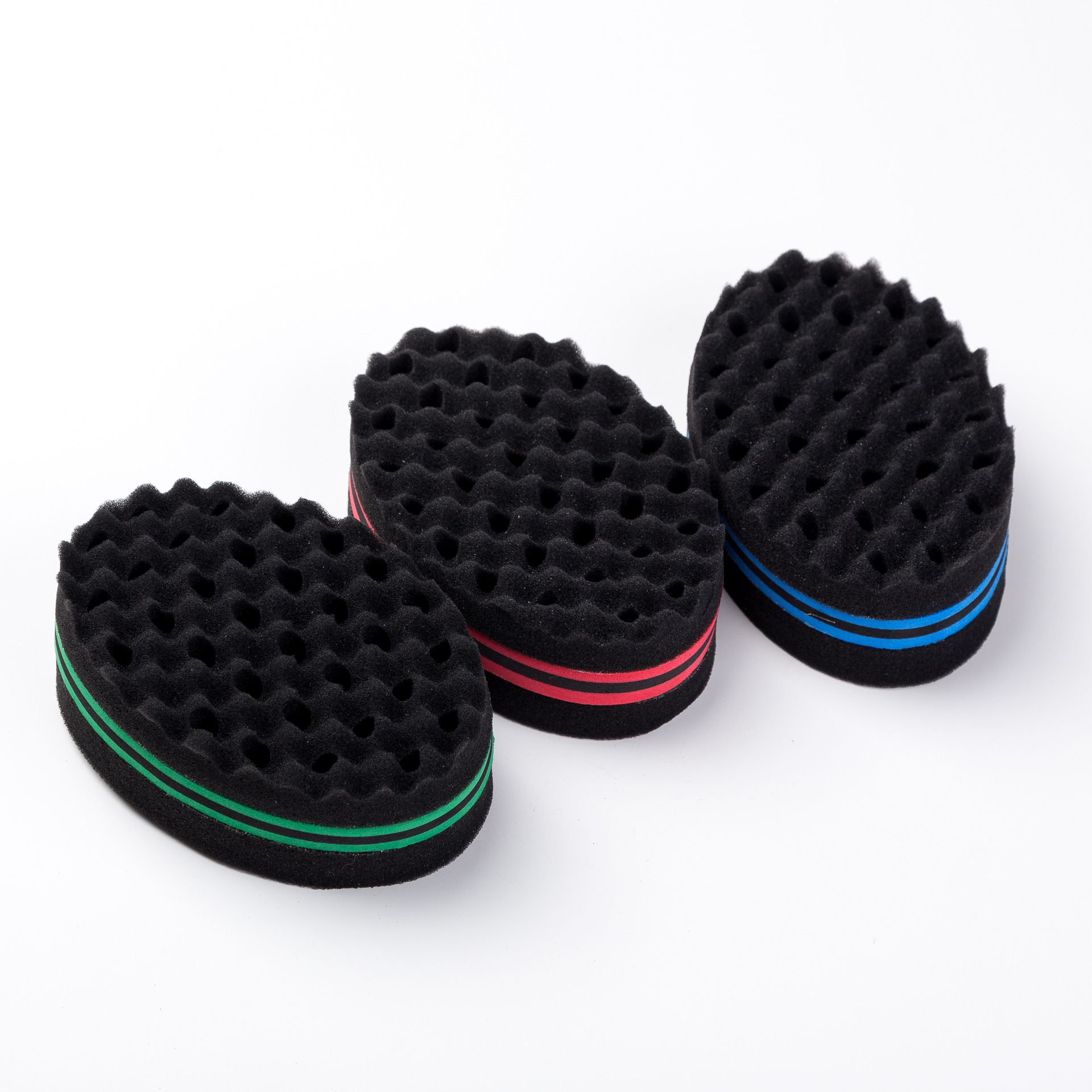 Oval Double Sides Magic Twist Hair Brush Sponge Brush Big Holes Barber Sponge Brush Twist Hair Afro Curl As Hair Care Tools
1,000+ sold