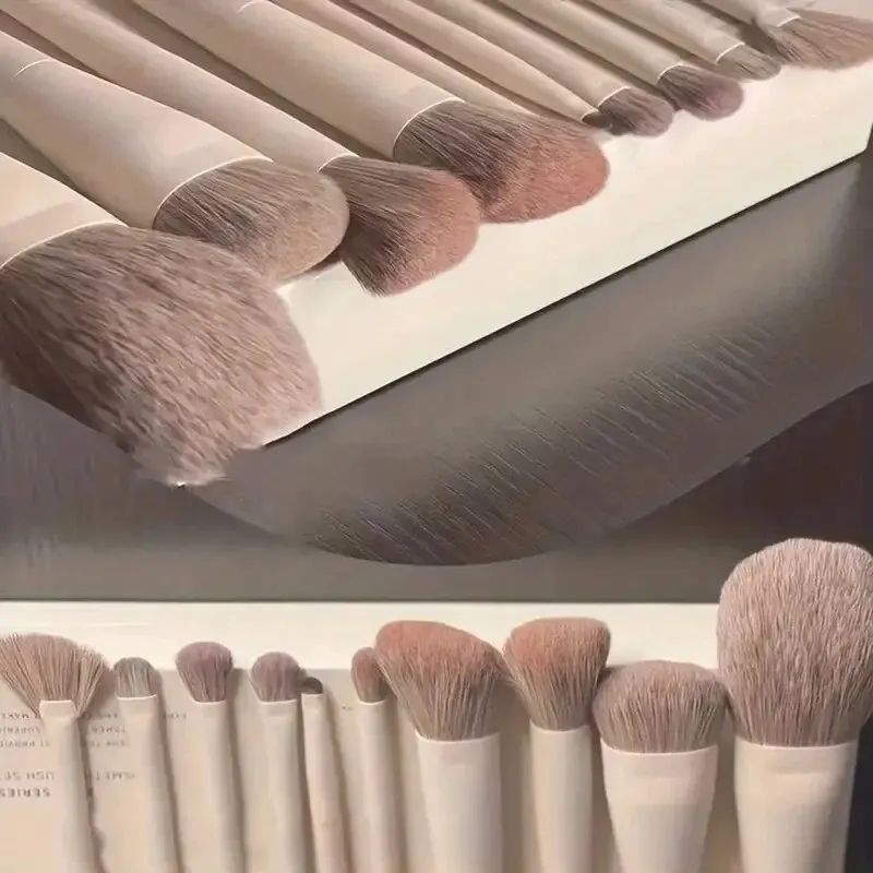 8pcs Makeup Brushes Set Foundation Contour Eyeshadow Blush Brush Powder Puff Portable Cosmetic Brushes Travel with Box Wholesale