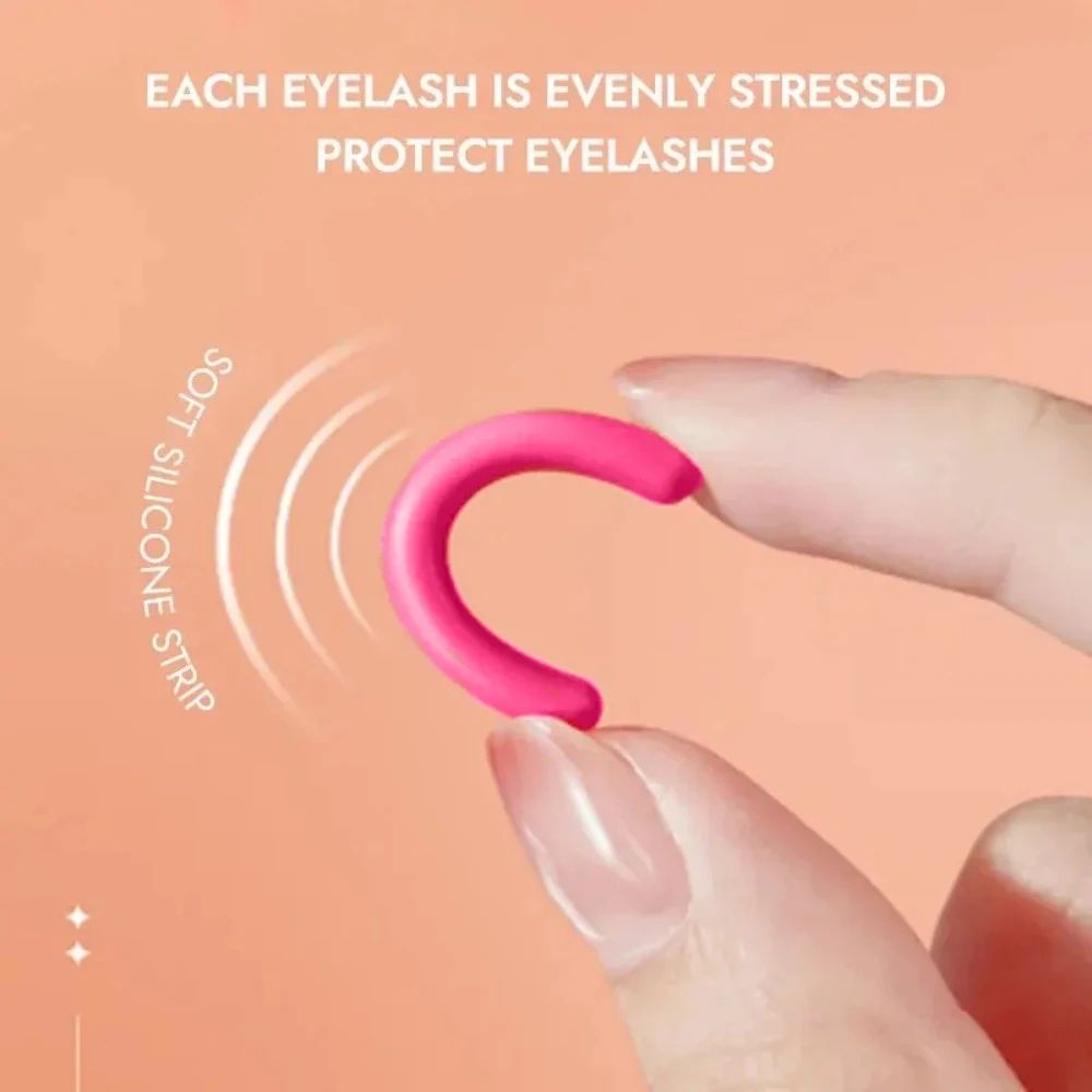 2pcs Portable One-Clip Eyelash Curler Easy To Operate Gecomo Long-Lasting Styling Wide-Angle And Partial Eyelash Curler Makeup Tools