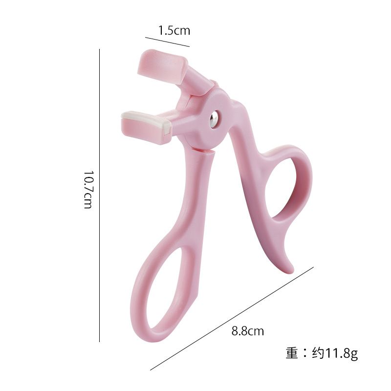 2pcs Portable One-Clip Eyelash Curler Easy To Operate Gecomo Long-Lasting Styling Wide-Angle And Partial Eyelash Curler Makeup Tools