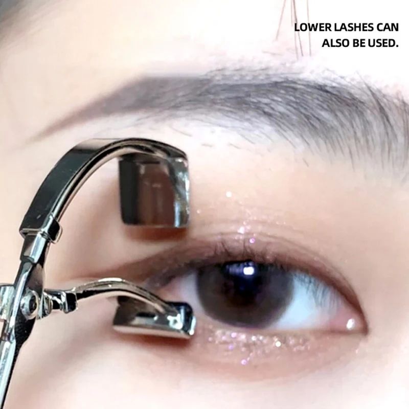 1PC Stainless Steel Local Eyelash Clip Natural Eye Lash Curling Tool Natural Curly Applicator Professional Eyelash Curler