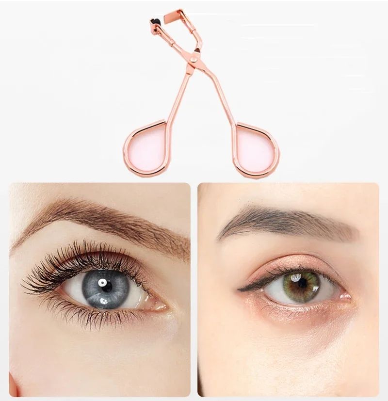 1PC Stainless Steel Local Eyelash Clip Natural Eye Lash Curling Tool Natural Curly Applicator Professional Eyelash Curler