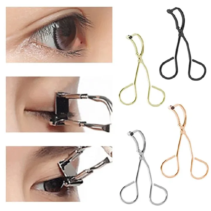 1PC Stainless Steel Local Eyelash Clip Natural Eye Lash Curling Tool Natural Curly Applicator Professional Eyelash Curler