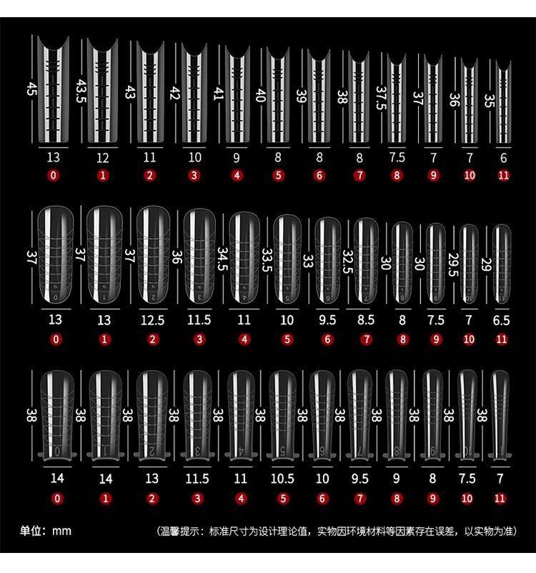 120/288pcs/Box Dual Forms False Nails Tips Sets For Gel Extension Quick Building French Nails Mold Soft Silicone Pads Manicure Tools