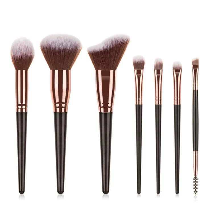 7-15Pcs Makeup Brushes Set Foundation Eyeshadow Blush Highlighter Soft Fluffy Concealer Kabuki Blending Brush Female Beauty Tool