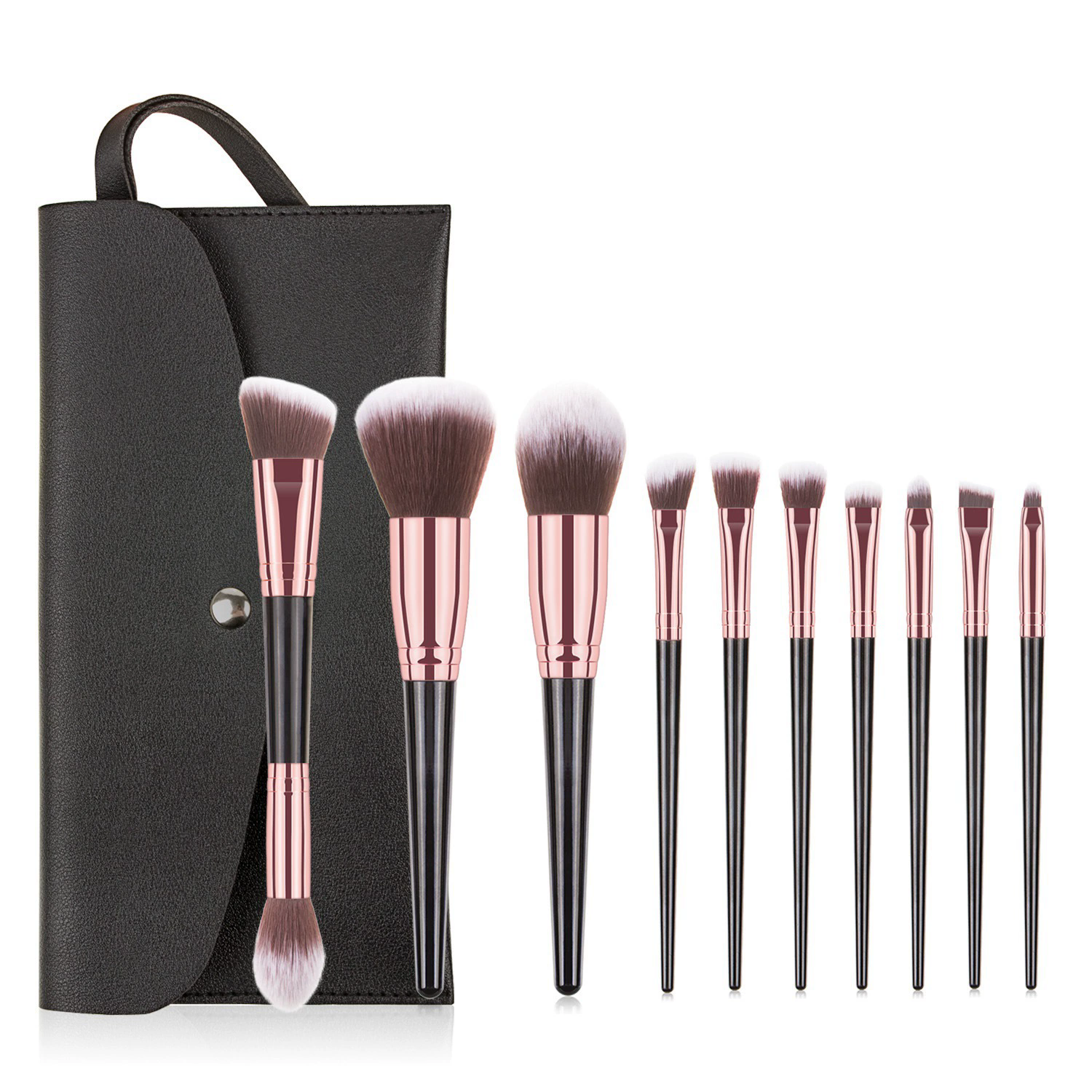 7-15Pcs Makeup Brushes Set Foundation Eyeshadow Blush Highlighter Soft Fluffy Concealer Kabuki Blending Brush Female Beauty Tool