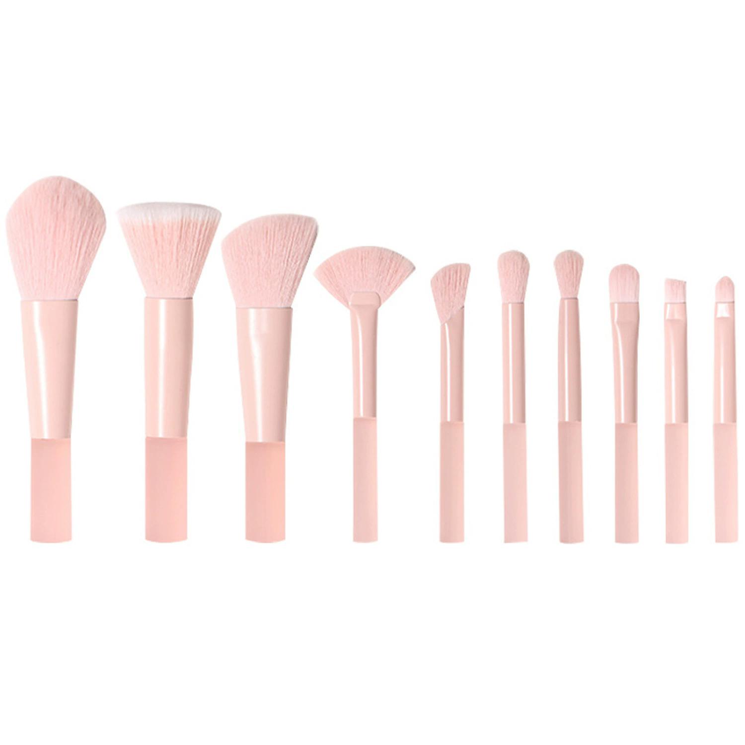 10Pcs/Lot Soft Fluffy Makeup Brushes Set Eye Shadow Foundation Brush Women Cosmetic Powder Blush Brush Make Up Beauty Tool