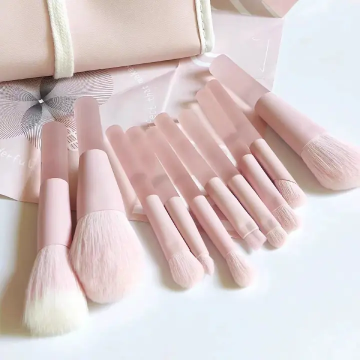 10Pcs/Lot Soft Fluffy Makeup Brushes Set Eye Shadow Foundation Brush Women Cosmetic Powder Blush Brush Make Up Beauty Tool