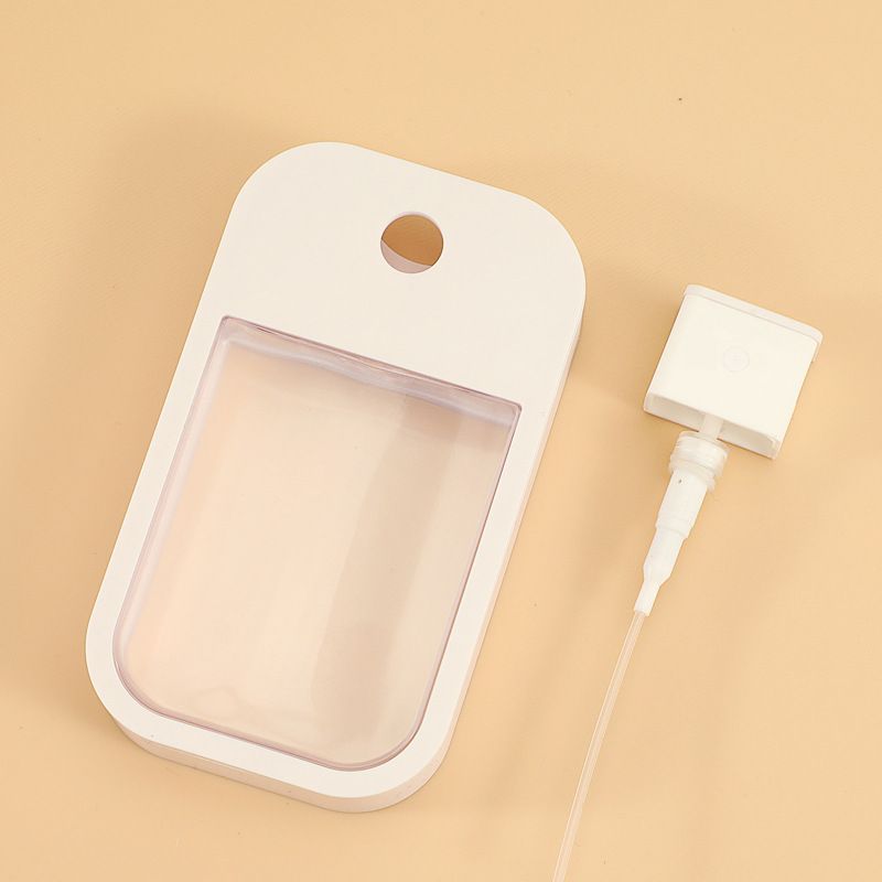 1PC 45ml Portable Refillable Hand Sanitizer Alcohol Bottles Mini Card Spray Bottle Cosmetics Travel Sub-bottling Press Spray