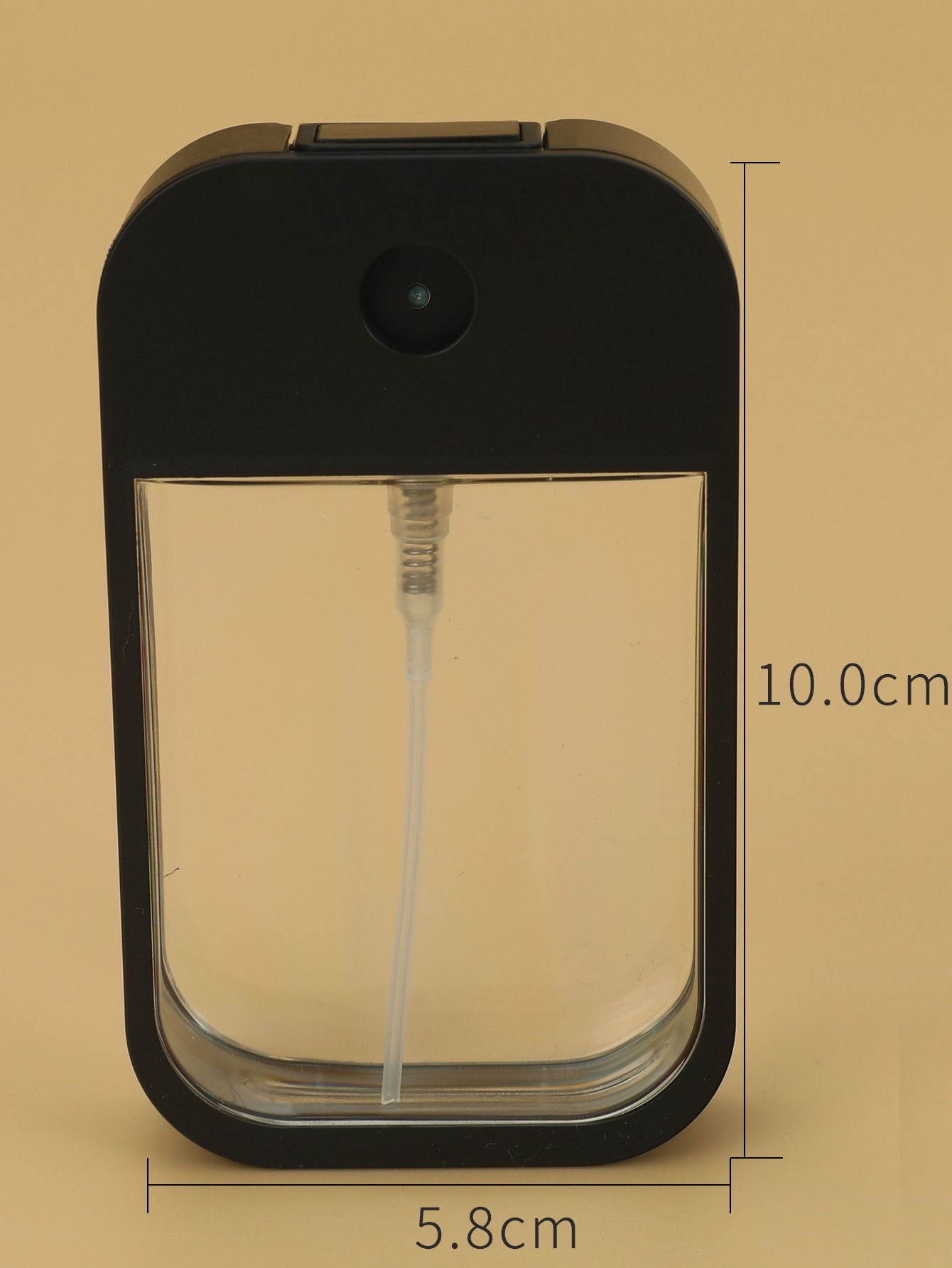 1PC 45ml Portable Refillable Hand Sanitizer Alcohol Bottles Mini Card Spray Bottle Cosmetics Travel Sub-bottling Press Spray