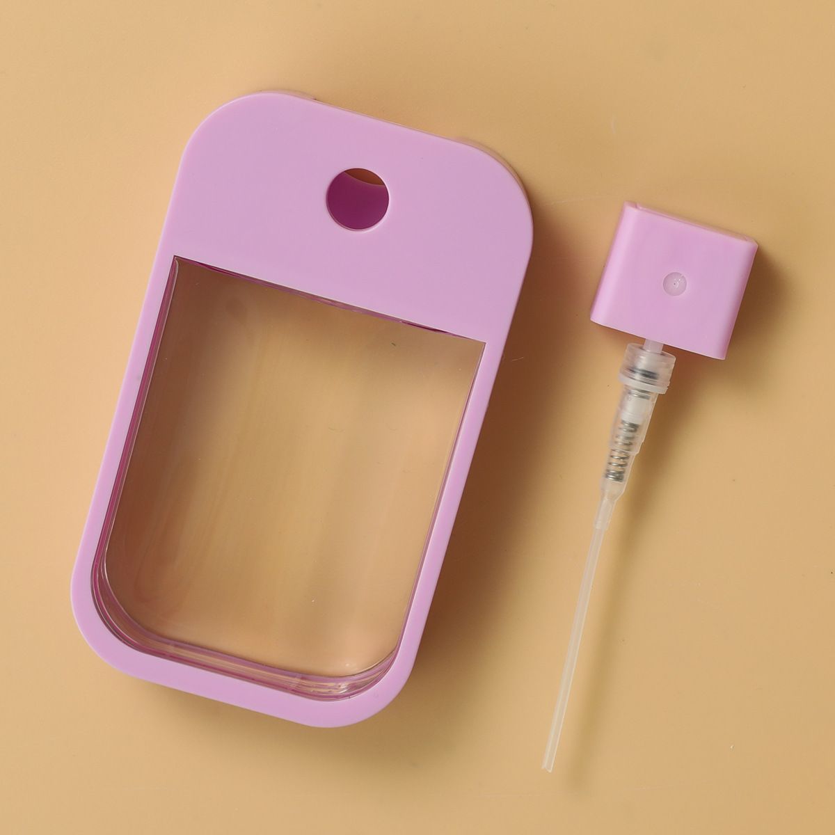 1PC 45ml Portable Refillable Hand Sanitizer Alcohol Bottles Mini Card Spray Bottle Cosmetics Travel Sub-bottling Press Spray