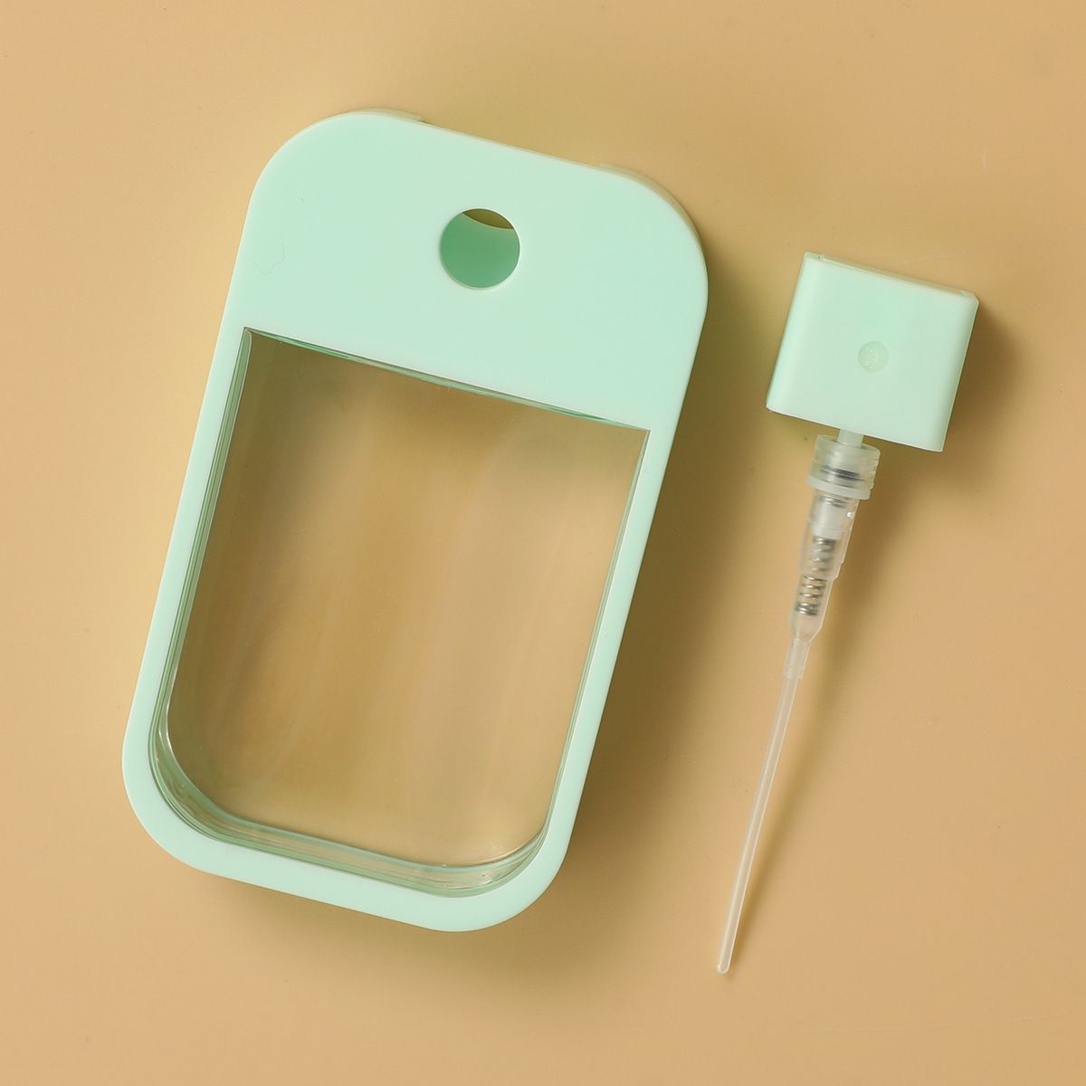 1PC 45ml Portable Refillable Hand Sanitizer Alcohol Bottles Mini Card Spray Bottle Cosmetics Travel Sub-bottling Press Spray