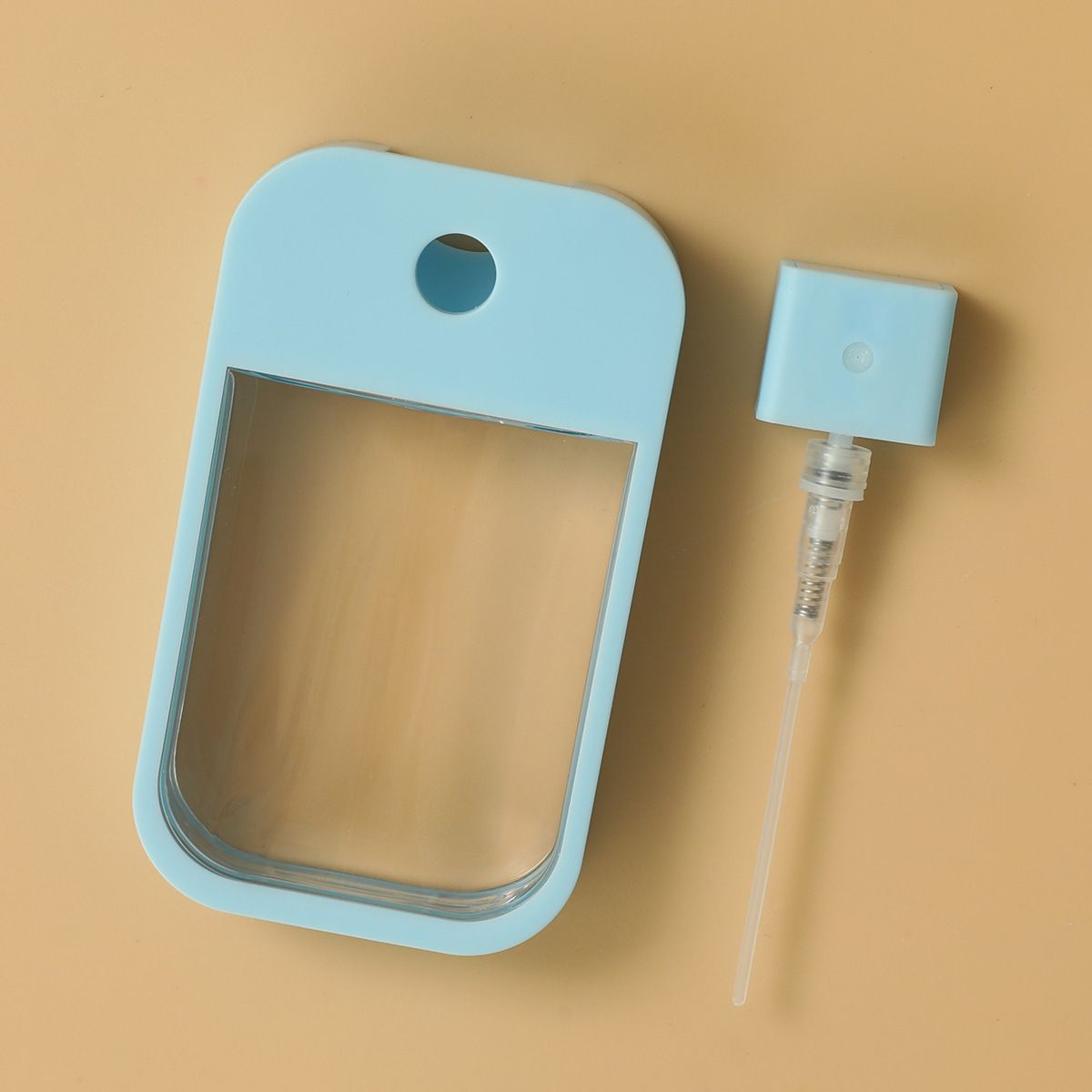 1PC 45ml Portable Refillable Hand Sanitizer Alcohol Bottles Mini Card Spray Bottle Cosmetics Travel Sub-bottling Press Spray