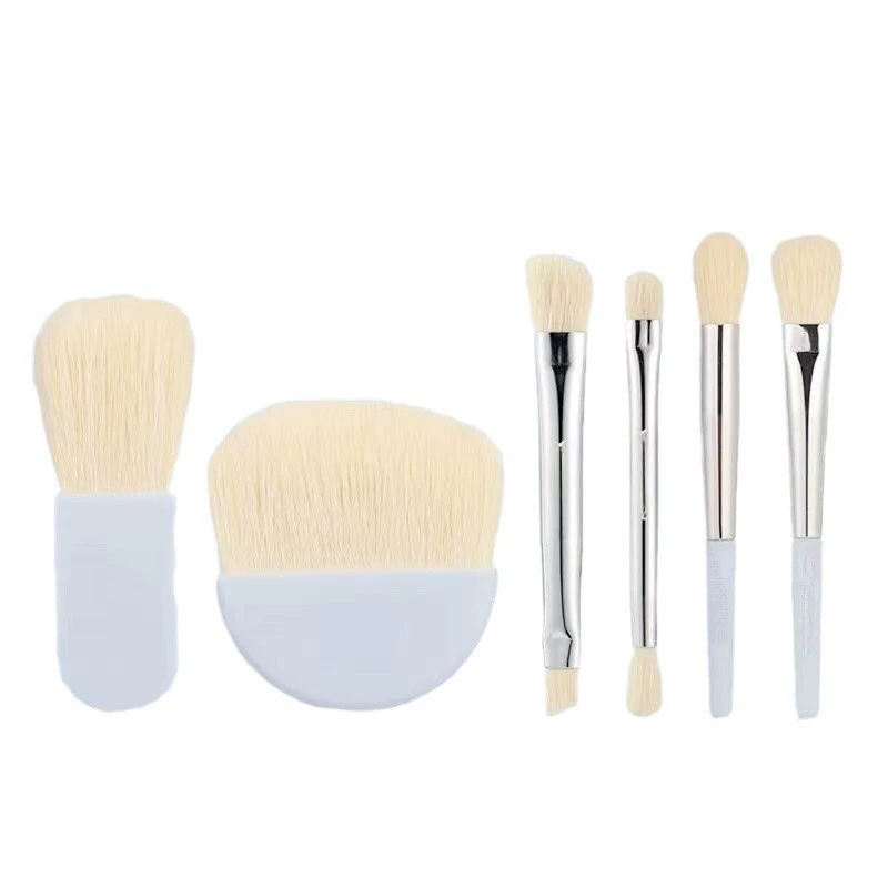 6Pcs Mini Box Makeup Brushes Portable Cosmetic Powder Foundation Blush Blending Concealer Make Up Brushes Beauty Makeup Tools