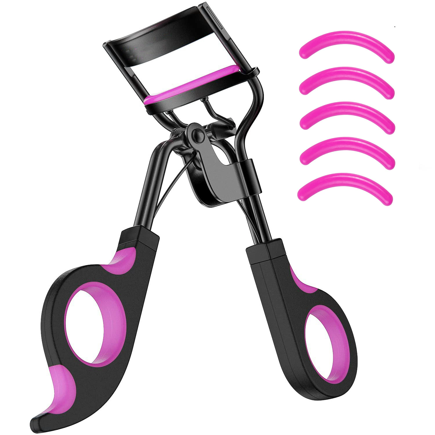 3/15pcs Eyelash Curler Set With Replacement Pads For Women Eyelashes Curling Tweezers Clips Lash Mascara Wands Brush Makeup Tool