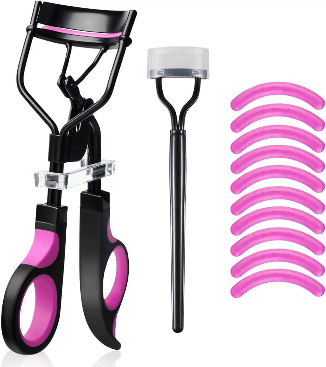 3/15pcs Eyelash Curler Set With Replacement Pads For Women Eyelashes Curling Tweezers Clips Lash Mascara Wands Brush Makeup Tool