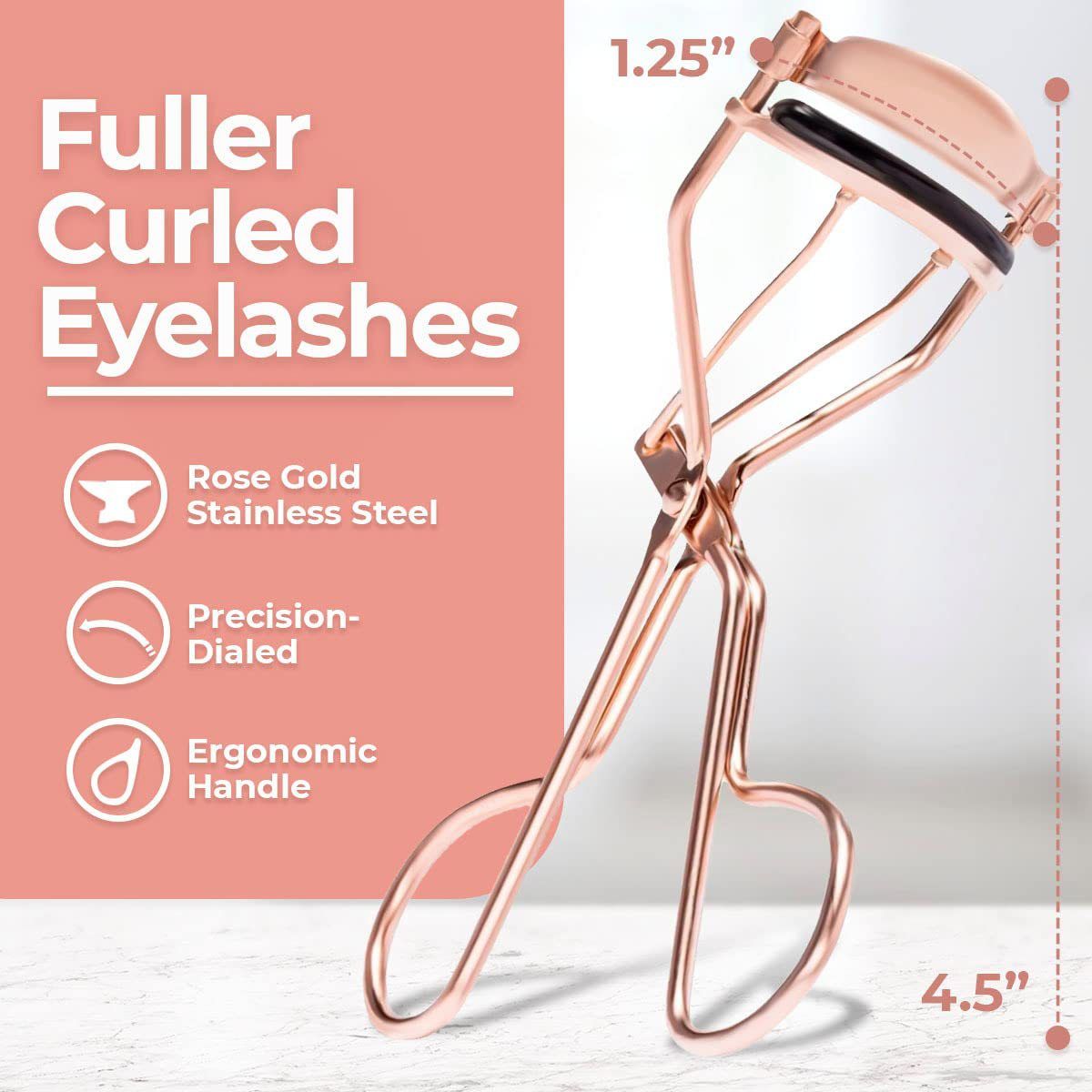 3/15pcs Eyelash Curler Set With Replacement Pads For Women Eyelashes Curling Tweezers Clips Lash Mascara Wands Brush Makeup Tool