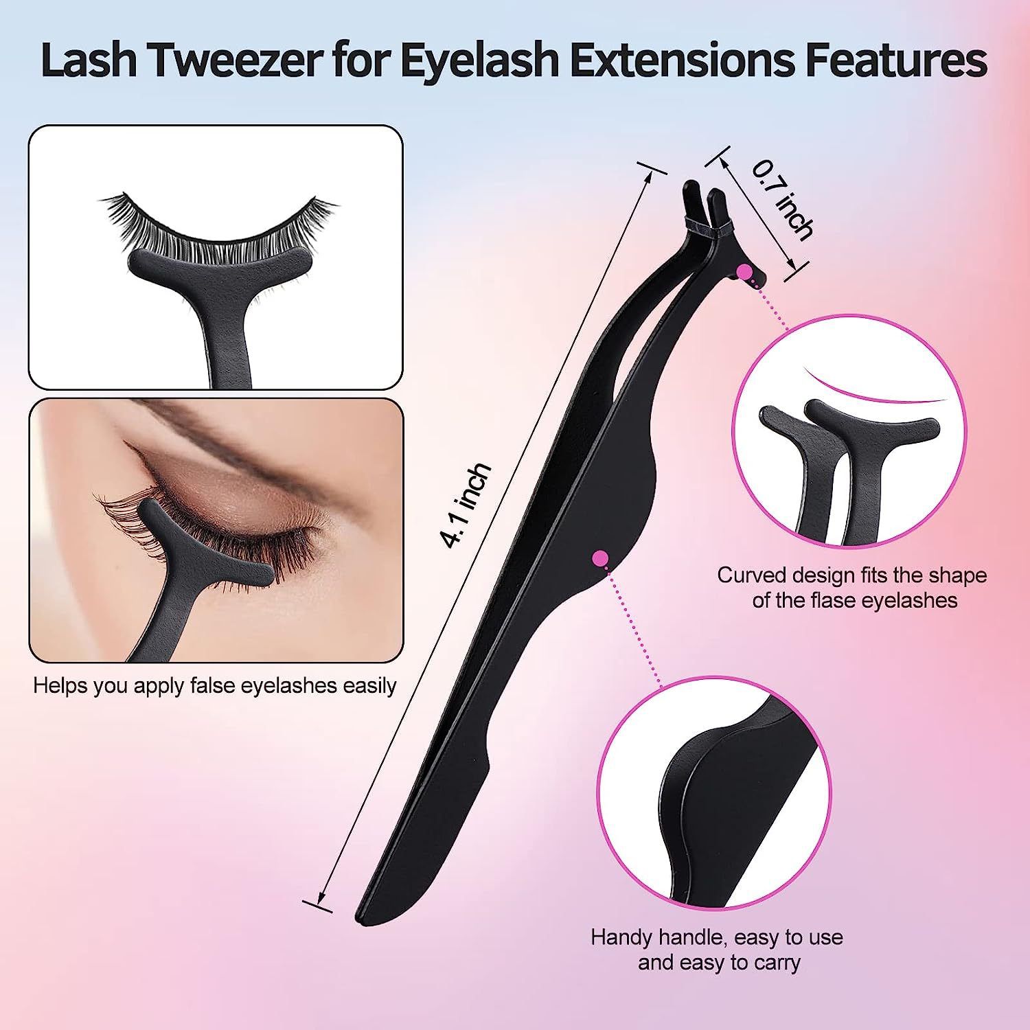 3/15pcs Eyelash Curler Set With Replacement Pads For Women Eyelashes Curling Tweezers Clips Lash Mascara Wands Brush Makeup Tool
