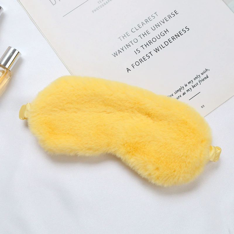 1pc Double Side Sleep Mask Natural Sleeping Eye Mask Eyeshade Cover Shade Available Breathable Blindfold Travel Rest Eye Patch E0413