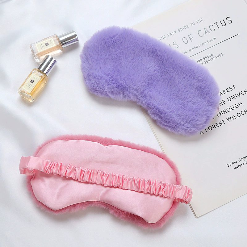 1pc Double Side Sleep Mask Natural Sleeping Eye Mask Eyeshade Cover Shade Available Breathable Blindfold Travel Rest Eye Patch E0413