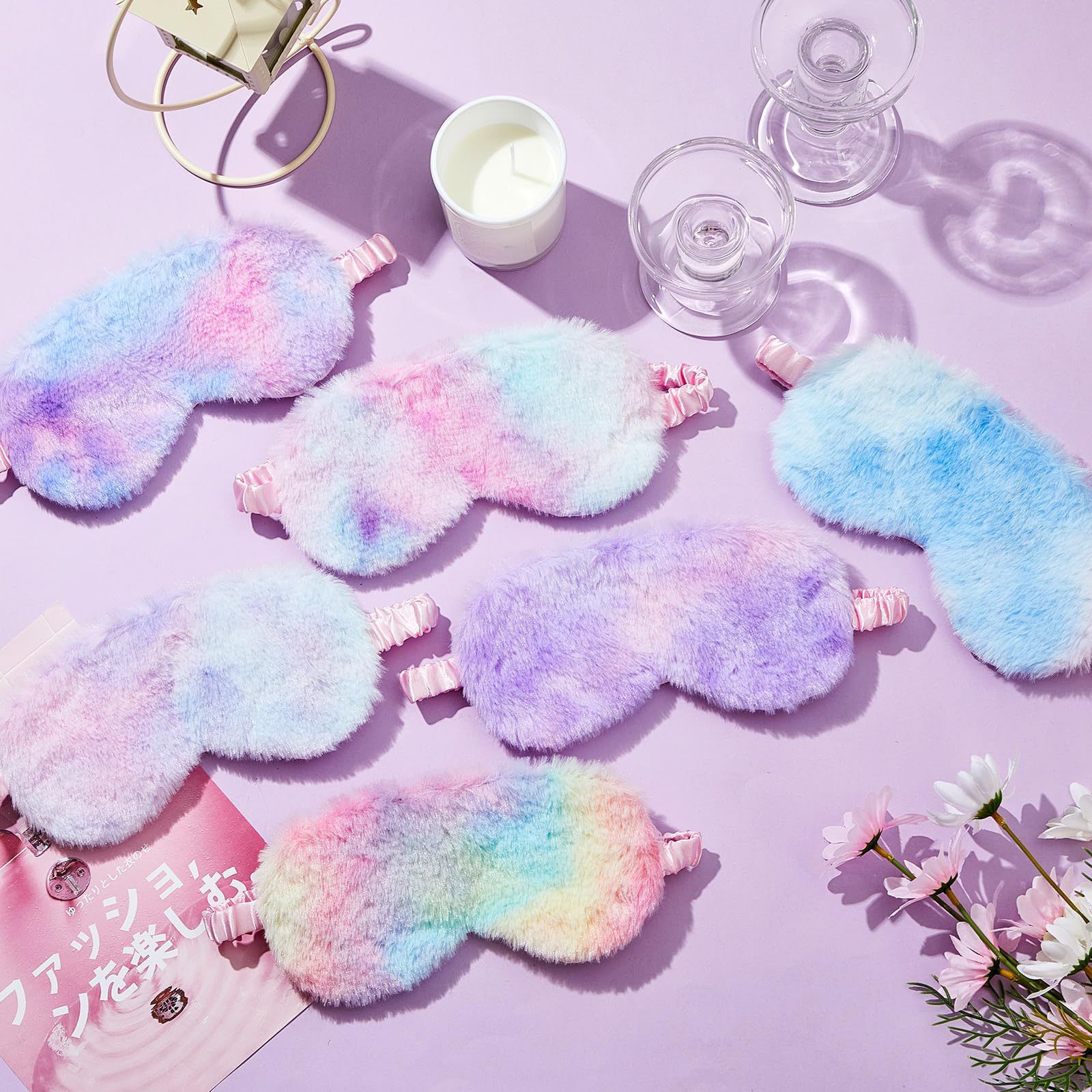 1pc Double Side Sleep Mask Natural Sleeping Eye Mask Eyeshade Cover Shade Available Breathable Blindfold Travel Rest Eye Patch E0413