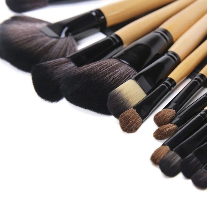 Gift Bag Of 24 pcs Makeup Brush Sets Professional Cosmetics Brushes Eyebrow Powder Foundation Shadows Pinceaux Make Up Tools