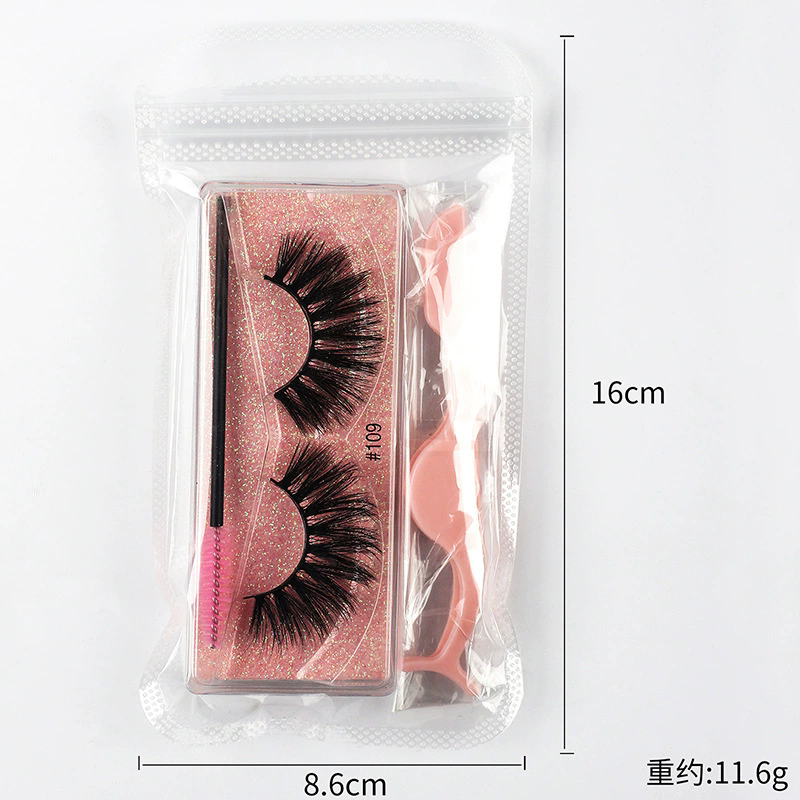 4pcs Natural False Eyelashes Fake Lashes Long Makeup 3d Mink Lashes Extension Eyelash Mink Eyelashes for Beauty