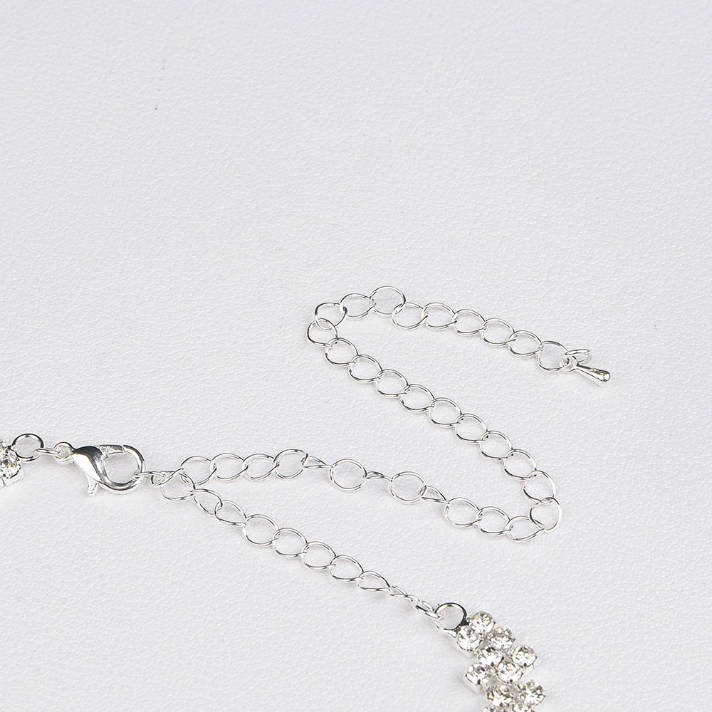 Luxury Shiny Full Rhinestone Choker Necklace for Women Personalized Geometric Crystal Necklaces Wedding Jewelry Party Gifts