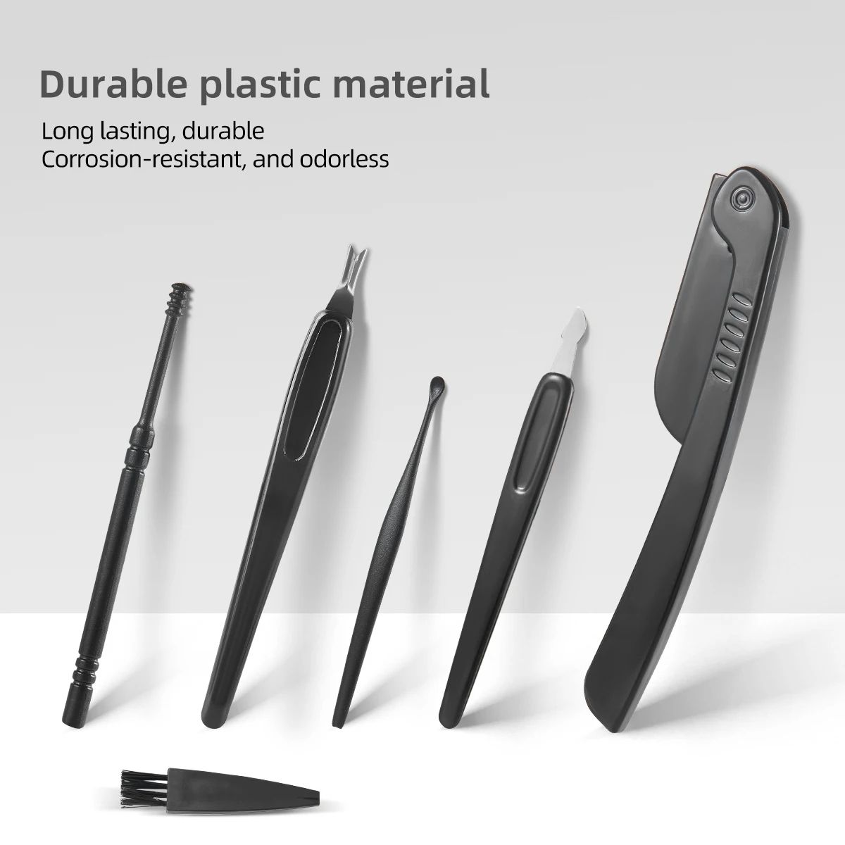 7-24pcs Manicure Tool Set Stainless Steel Cuticle Nipper Cutter Kit Professional Nail Clippers Pedicure Nail Art Grooming Tools