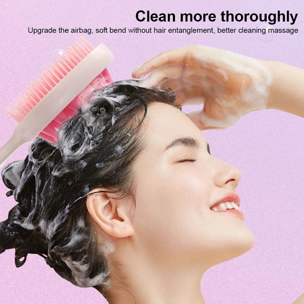 2PCS Hair Dye Applicator Bottles with Scalp Massager Brush For Hair Dyeing Shampoo Bottle Salon Hairdressing Hair Coloring Tools