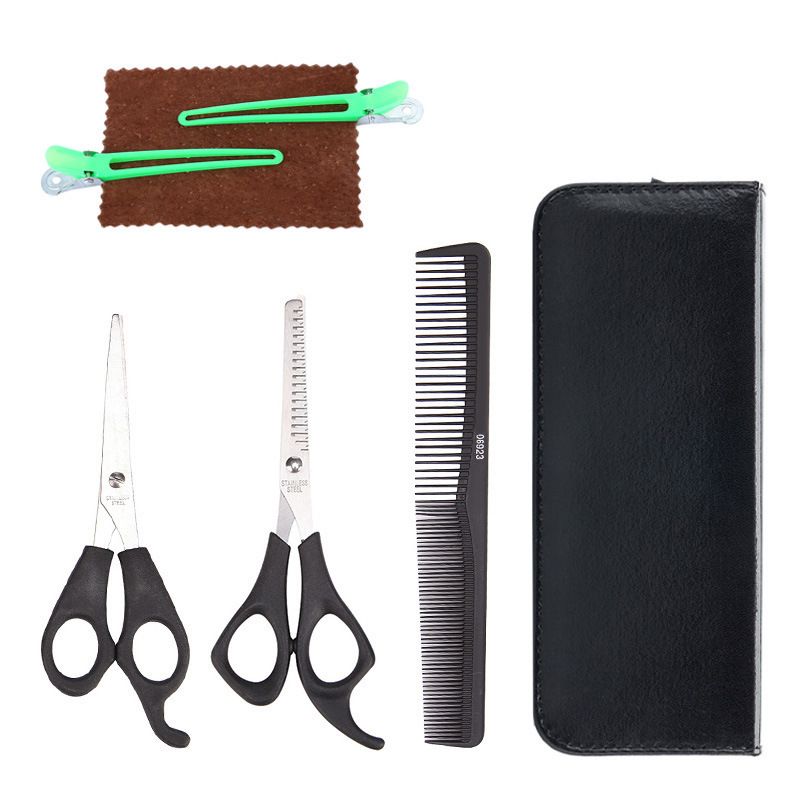 2-7PCS Professional Hair Scissors Hairdressing Barber Scissors Thinning Cutting Shears Haircut Hair Style Tool Grooming Supplies