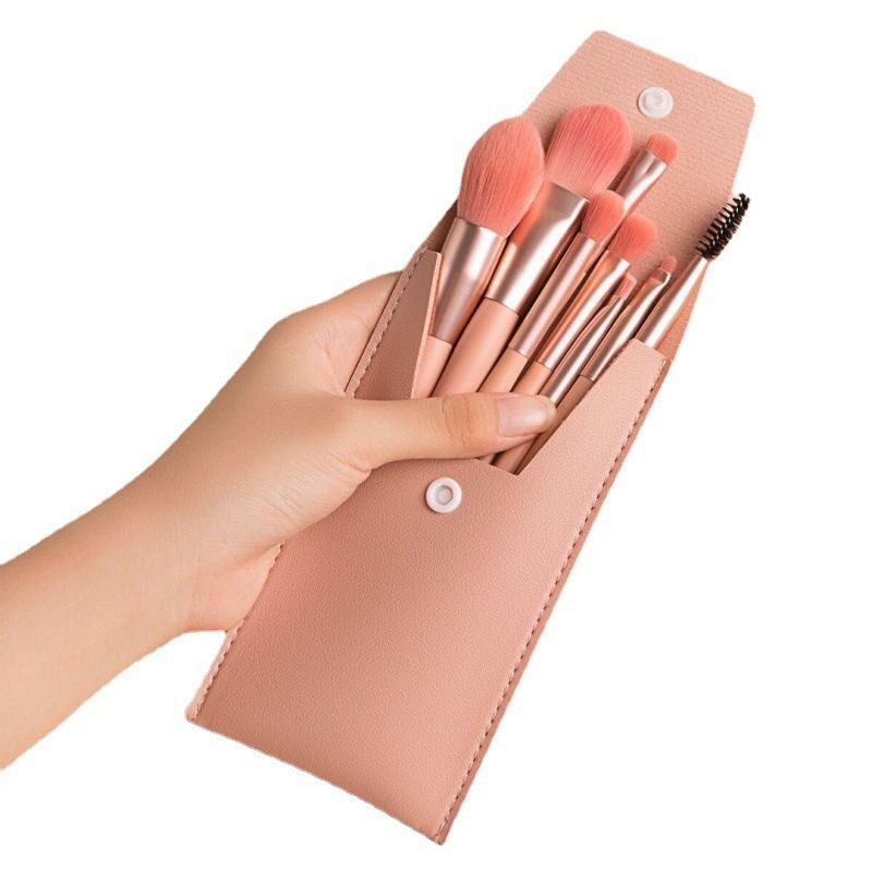 8pcs High-End Professional Makeup Brushes Set with Bucket Blush Powder Eyeshadow Eyebrow Foundation Beauty Makeup Tool Brochas