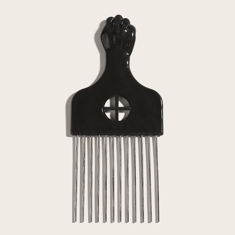 2-6pcs Professional Curly Hair Sponge Twist Brush Magic Afro Comb Rat Tail Comb Durable Rubber Fork Comb Curly Hair Styling Tools