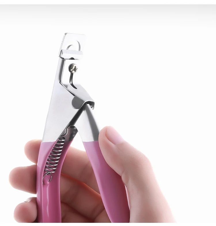 False Nail Tips Trimmer Clipper Cutter U-shape Stainless Steel Acrylic Nails Edge Clipper Nipper Manicure Nail Cure Tools