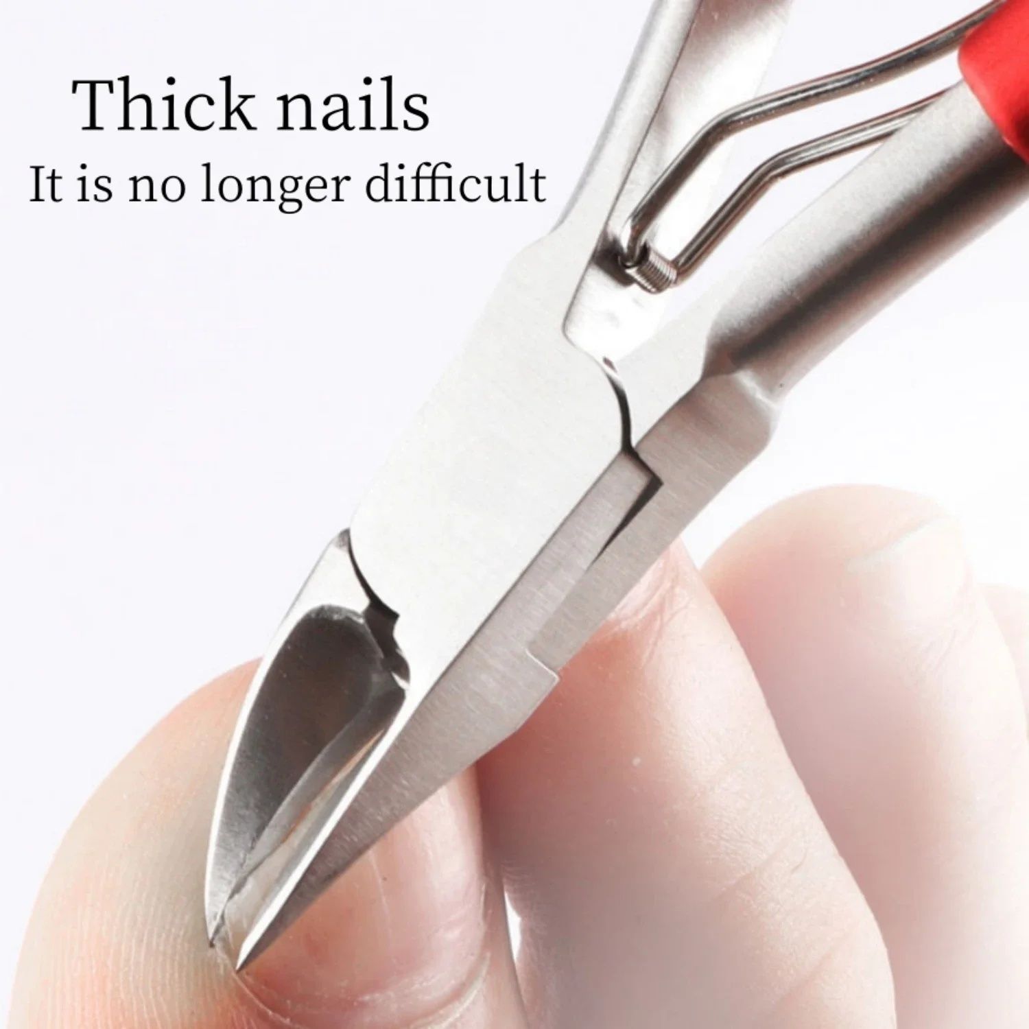 Professional Toe Nail Clippers Cutter Ingrown Toenail Tool Thick Nail Dead Skin Dirt Remover Super Sharp Curved Blade Nail Tools E0167