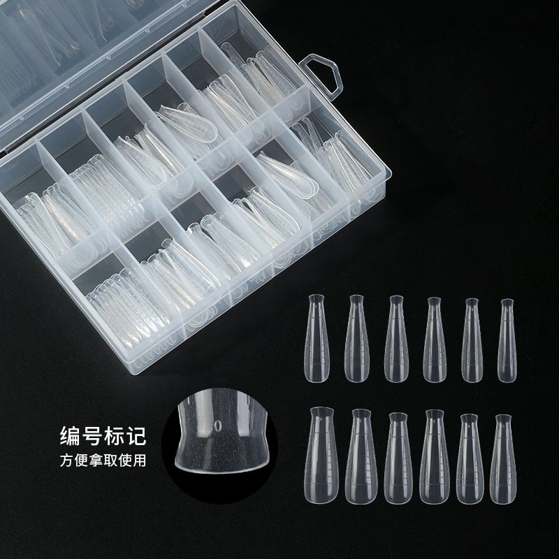 120Pcs/Box Dual Forms Mold UV Gel Quick Building Mold For Fake Nail Tip Extension Top Mold Nails Plastics Forms