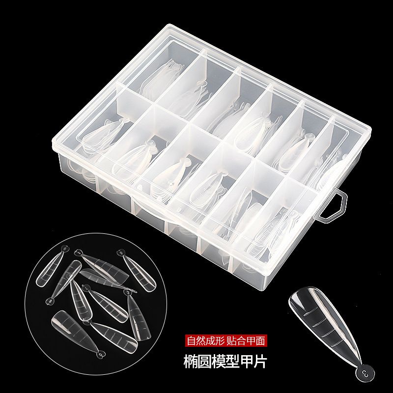 120Pcs/Box Dual Forms Mold UV Gel Quick Building Mold For Fake Nail Tip Extension Top Mold Nails Plastics Forms