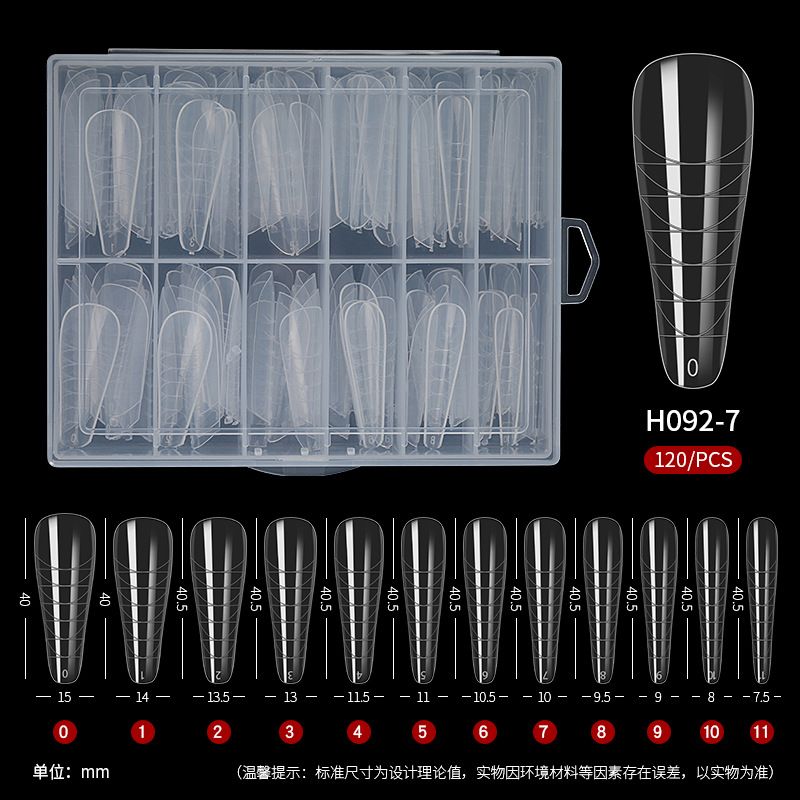 120Pcs/Box Dual Forms Mold UV Gel Quick Building Mold For Fake Nail Tip Extension Top Mold Nails Plastics Forms